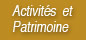 activites et patrimoine